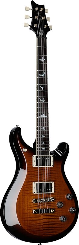 PRS Paul Reed Smith 10th Anniversary S2 McCarty 594 Electric Guitar (with Gig Bag), Black Amber, Body Left Front
