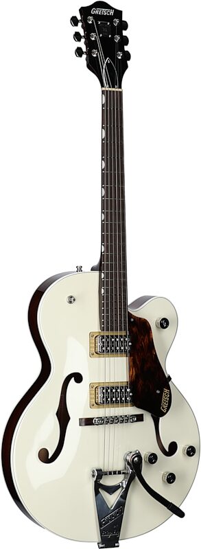 Gretsch G6118T Players Edition Anniversary Electric Guitar, 2-Tone Vintage White Walnut, USED, Blemished, Body Left Front