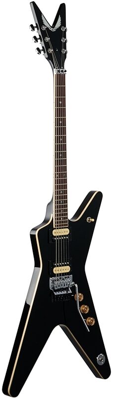 Dean ML79 Floyd Rose Electric Guitar, Classic Black, Body Left Front