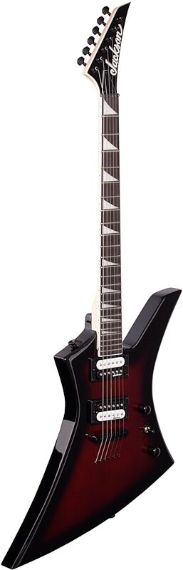 Jackson JS Series Kelly JS32T Electric Guitar, Amaranth Fingerboard, Viola Burst, Body Left Front