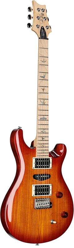 PRS Paul Reed Smith SE Swamp Ash Special Electric Guitar (with Gig Bag), Vintage Sunburst, Body Left Front