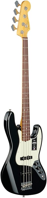 Fender American Professional II Jazz Bass, Rosewood Fingerboard (with Case), Black, Body Left Front