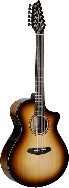 Breedlove Artista Pro Concert CE 12-String Acoustic-Electric Guitar (with Case), Amber, Body Left Front