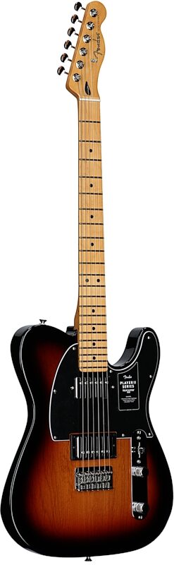 Fender Player II Telecaster HH Electric Guitar, with Maple Fingerboard, 3-Color Sunburst, Body Left Front