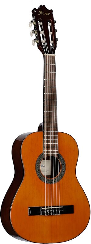 Ibanez GA1 1/2-Size Classical Acoustic Guitar, Natural, Body Left Front