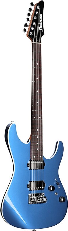 Ibanez Premium AZ42P1 Electric Guitar (with Gig Bag), Prussian Blue Metallic, Body Left Front