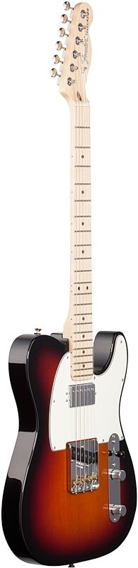 Fender American Performer Telecaster Humbucker Electric Guitar, Maple Fingerboard (with Gig Bag), 3-Tone Sunburst, Body Left Front