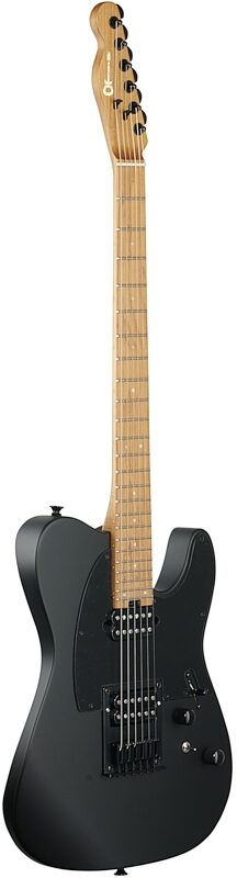 Charvel Pro-Mod So-Cal Style 2 24 HH HT CM Electric Guitar, Satin Black, USED, Scratch and Dent, Body Left Front
