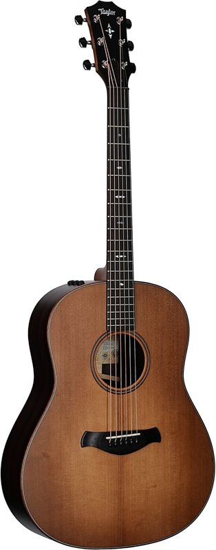 Taylor 717e Builder's Edition Grand Pacific Acoustic-Electric Guitar (with Case), Wild Honey Burst, Body Left Front
