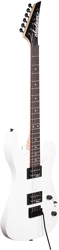 Jackson JS Series Dinky JS11 Electric Guitar, Amaranth Fingerboard, Snow White, Body Left Front