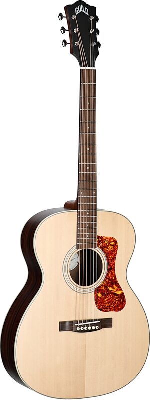 Guild OM-250E Limited Archback Acoustic-Electric Guitar, New, Body Left Front