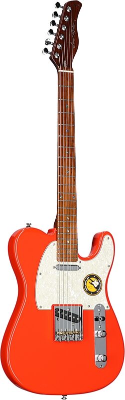 Sire Larry Carlton T7 Electric Guitar, Fiesta Red, Body Left Front