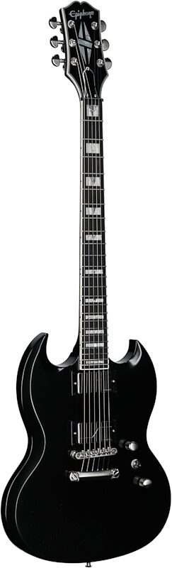 Epiphone SG Prophecy Electric Guitar, Jet Black Metallic, Body Left Front