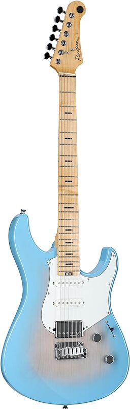 Yamaha Pacifica Professional PACP12M Electric Guitar, Maple Fretboard (with Case), Beach Blue Burst, Body Left Front