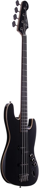 Fender Aerodyne Jazz Electric Bass, Black, Body Left Front