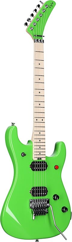 EVH Eddie Van Halen 5150 Series Standard Electric Guitar, Slime Green, with Maple Fingerboard, USED, Blemished, Body Left Front