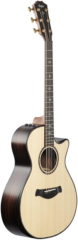 Taylor Builder's Edition 912ce Grand Concert Cutaway Acoustic-Electric Guitar, Natural, Body Left Front