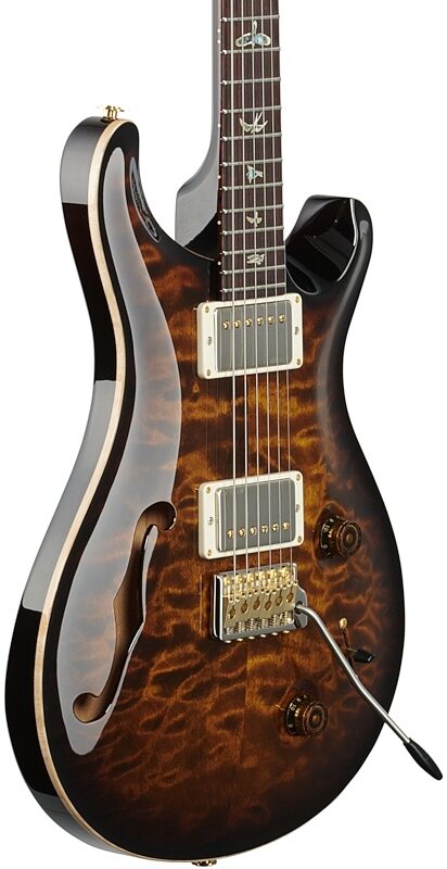 PRS Paul Reed Smith Wood Library Custom 22 SH Electric Guitar, Cocobolo Fingerboard (with Case), Gold Burst, Serial Number 0291849, Full Left Front