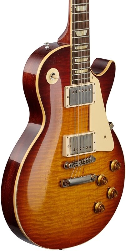 Gibson Custom 1959 Les Paul Murphy Lab Heavy Aged Electric Guitar (with Case), Slow Iced Tea Fade, 18-Pay-Eligible, Serial Number 911290, Full Left Front