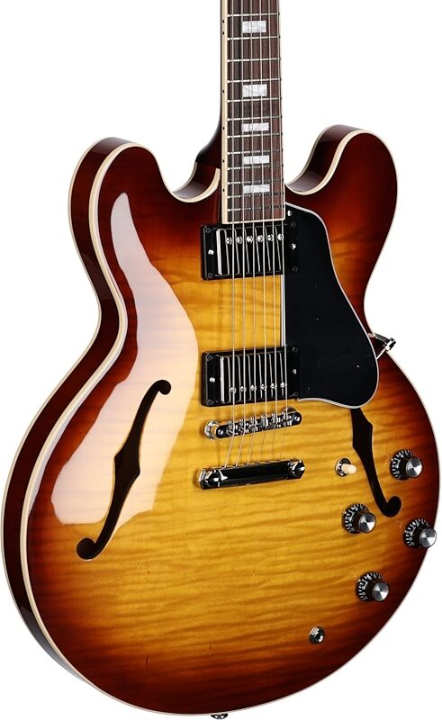 Gibson ES-335 Figured Electric Guitar (with Case), Iced Tea, Serial Number 226610241, Full Left Front