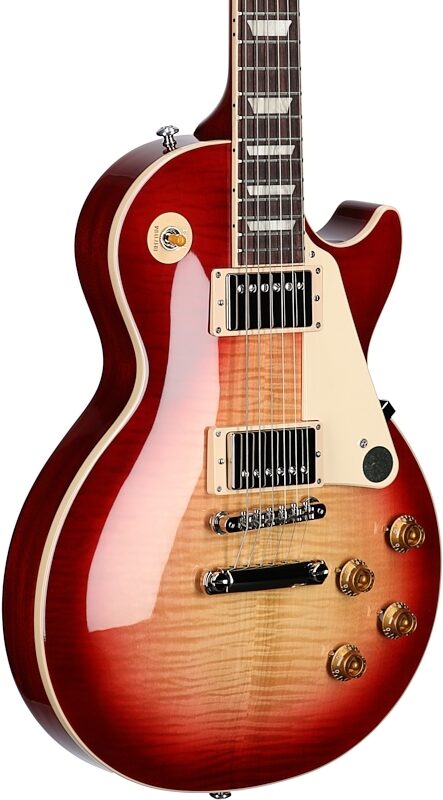 Gibson Exclusive '50s Les Paul Standard AAA Flame Top Electric Guitar (with Case), Heritage Cherry Sunburst, Serial Number 233510029, Full Left Front