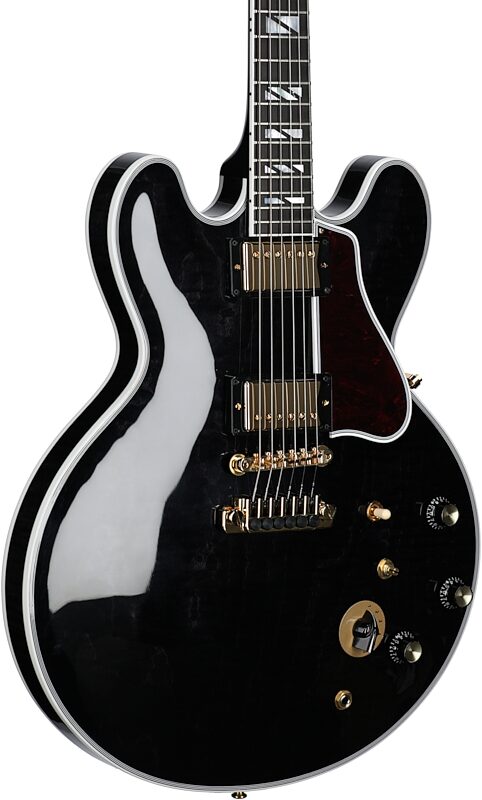 Gibson Custom B.B. King Lucille Legacy ES-355 Electric Guitar (with Case), Transparent Ebony, Serial Number CS103090, Full Left Front