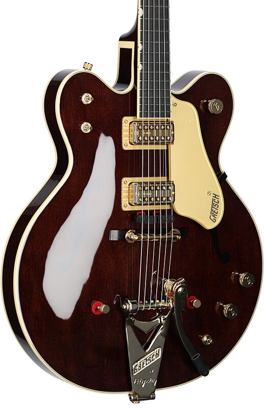 Gretsch G-6122T62 VS 62 Country Gentleman Electric Guitar (with Case), Walnut, Serial Number JT21104073, Full Left Front