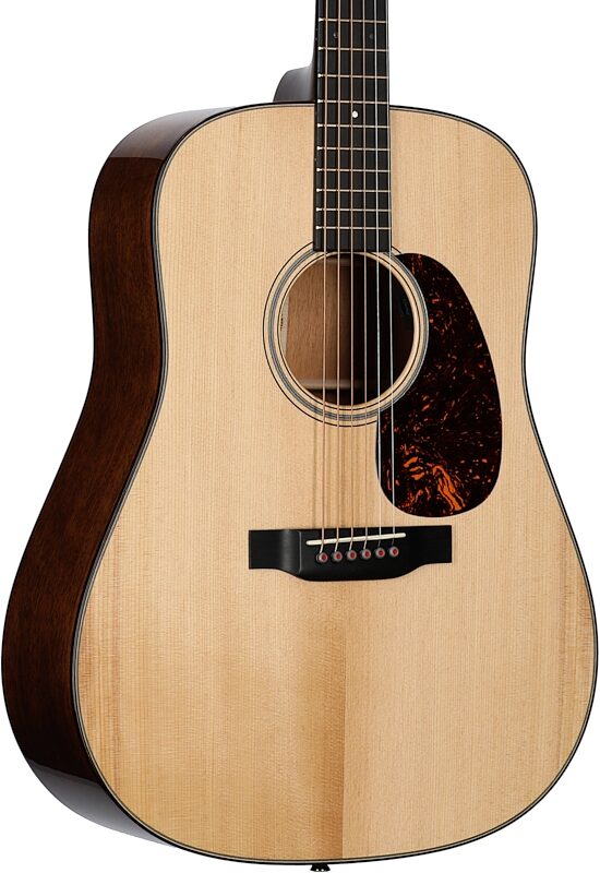 Martin D-18E Modern Deluxe Dreadnought Acoustic-Electric Guitar (with Case), New, Serial Number M2551263, Full Left Front