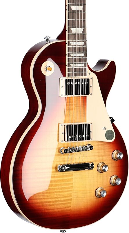 Gibson Exclusive '60s Les Paul Standard AAA Flame Top Electric Guitar (with Case), Bourbon Burst, Serial Number 203420260, Full Left Front