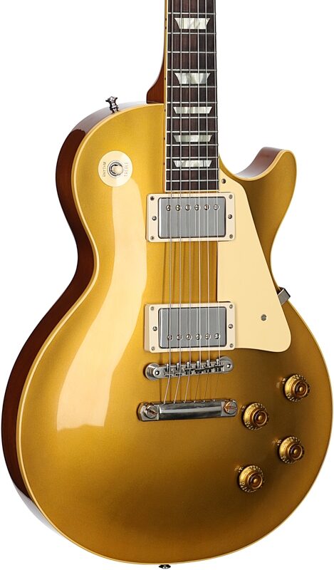 Gibson Custom 57 Les Paul Standard Goldtop VOS Electric Guitar (with Case), Gold Top, Serial Number 72871, Full Left Front