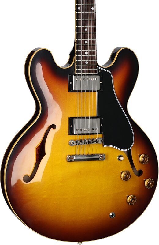 Gibson Custom 1959 ES-335 Reissue VOS Electric Guitar (with Case), Vintage Burst, 18-Pay-Eligible, Serial Number A92783, Full Left Front