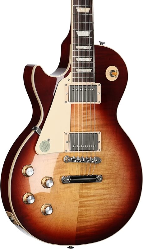 Gibson Les Paul Standard '60s Electric Guitar, Left-Handed (with Case), Bourbon Burst, 18-Pay-Eligible, Serial Number 213820202, Full Left Front
