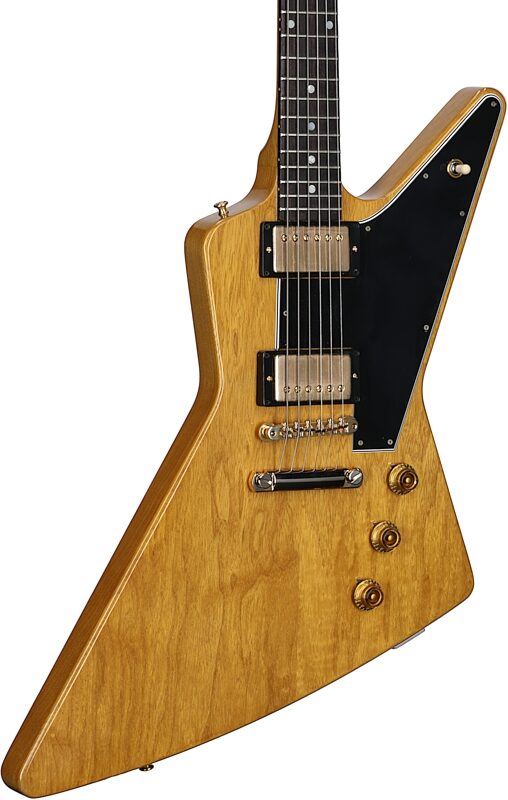 Gibson Custom 1958 Korina Explorer Electric Guitar (with Case), Black Pickguard, Serial Number 821112, Full Left Front