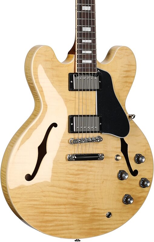 Gibson ES-335 Figured Electric Guitar (with Case), Antique Natural, Serial Number 222220294, Full Left Front