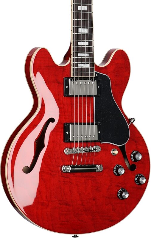 Gibson ES-339 Figured Electric Guitar (with Case), '60s Cherry, Serial Number 224920170, Full Left Front