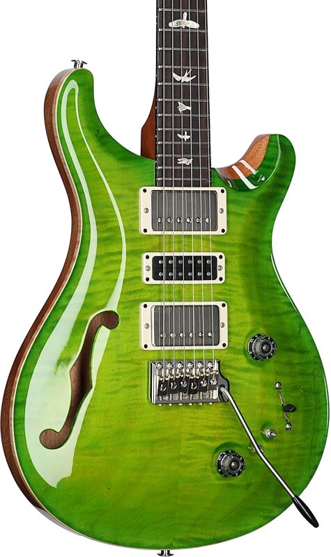 PRS Paul Reed Smith Special Semi-Hollowbody Electric Guitar (with Case), Eriza Verde, Serial Number 0347624, Full Left Front