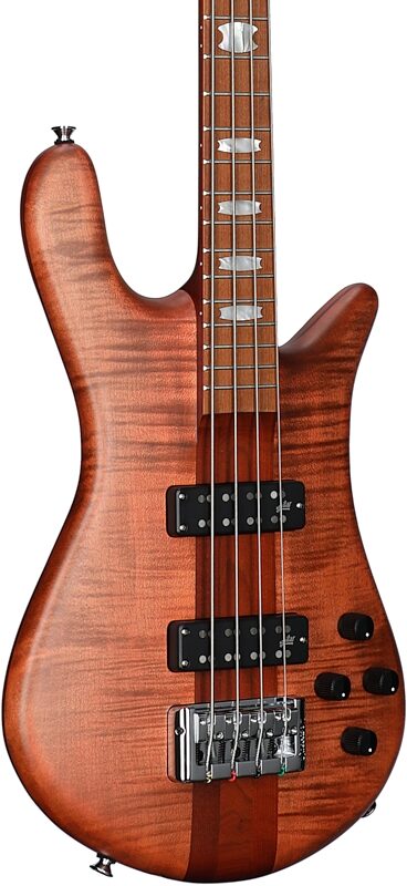 Spector Euro 4 RST Electric Bass (with Gig Bag), Sienna Stain Matte, Serial Number ]C121NB19485, Full Left Front