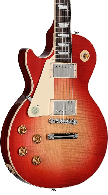 Gibson Les Paul Standard '50s Electric Guitar, Left-Handed (with Case), Heritage Cherry Sunburst, Serial Number 227320144, Full Left Front