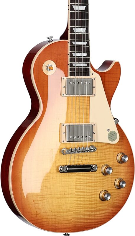 Gibson Exclusive Les Paul Standard '60s AAA Top Electric Guitar (with Case), Unburst, Serial Number 219920451, Full Left Front