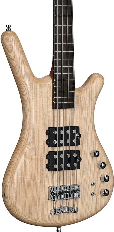 Warwick GPS Corvette Double Buck 4 Electric Bass, Natural, Serial Number GPS K 010672-22, Full Left Front