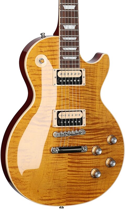 Gibson Slash Les Paul Standard Electric Guitar (with Case), Appetite Amber, Serial Number 227820393, Full Left Front
