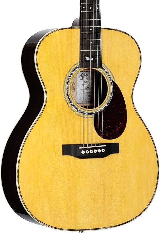 Martin OM-JM John Mayer Special Edition Acoustic-Electric Guitar (with Case), New, Serial Number M2681784, Full Left Front