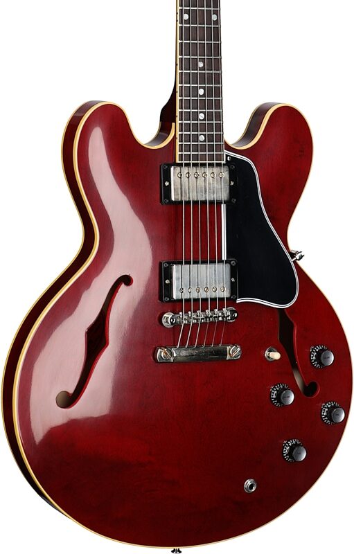 Gibson Custom 1961 ES-335 Murphy Lab Ultra Light Aged Electric Guitar (with Case), 60s Cherry, Serial Number 130239, Full Left Front