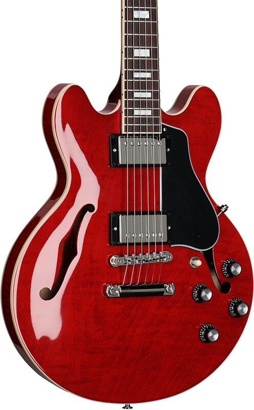Gibson ES-339 Figured Electric Guitar (with Case), &#039;60s Cherry, Serial Number 204430074, Full Left Front
