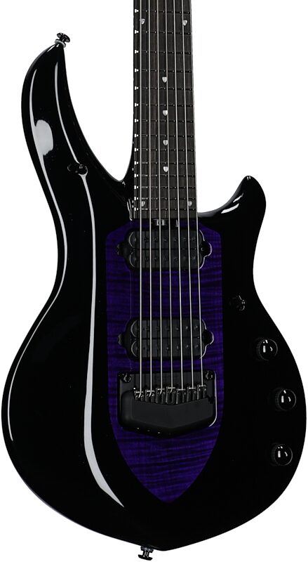 Ernie Ball Music Man John Petrucci Majesty 7-String Electric Guitar (with Case), Wisteria, Serial Number M017322, Full Left Front