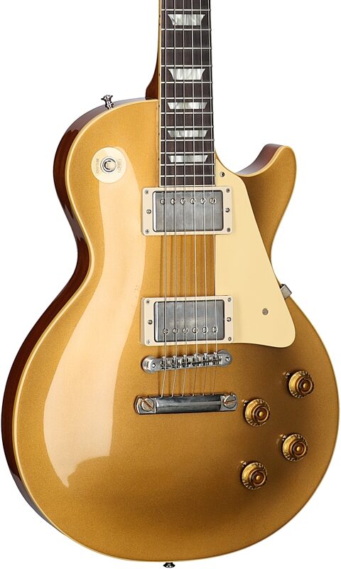 Gibson Custom 57 Les Paul Standard Goldtop VOS Electric Guitar (with Case), Gold Top, Serial Number 73719, Full Left Front