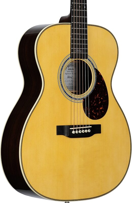 Martin OM-JM John Mayer Special Edition Acoustic-Electric Guitar (with Case), New, Serial Number M2722676, Full Left Front