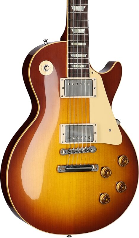 Gibson Custom 1958 Les Paul Standard Reissue Electric Guitar (with Case), Iced Tea Burst, Serial Number 83652, Full Left Front