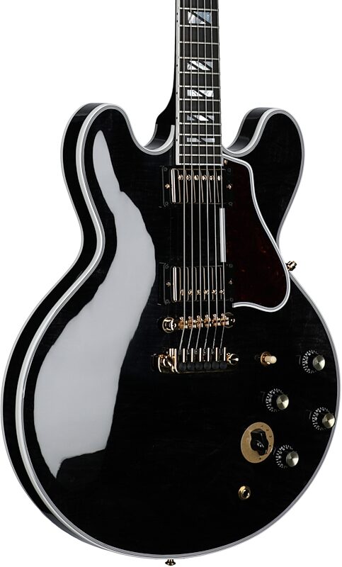 Gibson Custom B.B. King Lucille Legacy ES-355 Electric Guitar (with Case), Transparent Ebony, Serial Number CS301074, Full Left Front