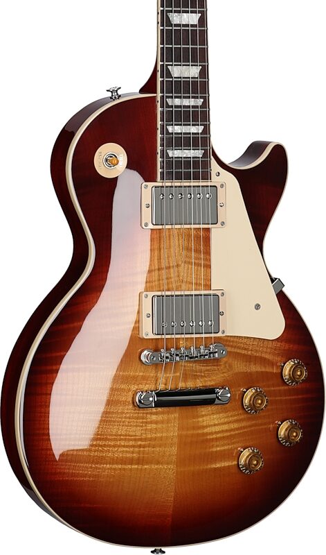 Gibson Les Paul Standard '50s AAA Top Electric Guitar (with Case), Bourbon Burst, Serial Number 213030247, Full Left Front